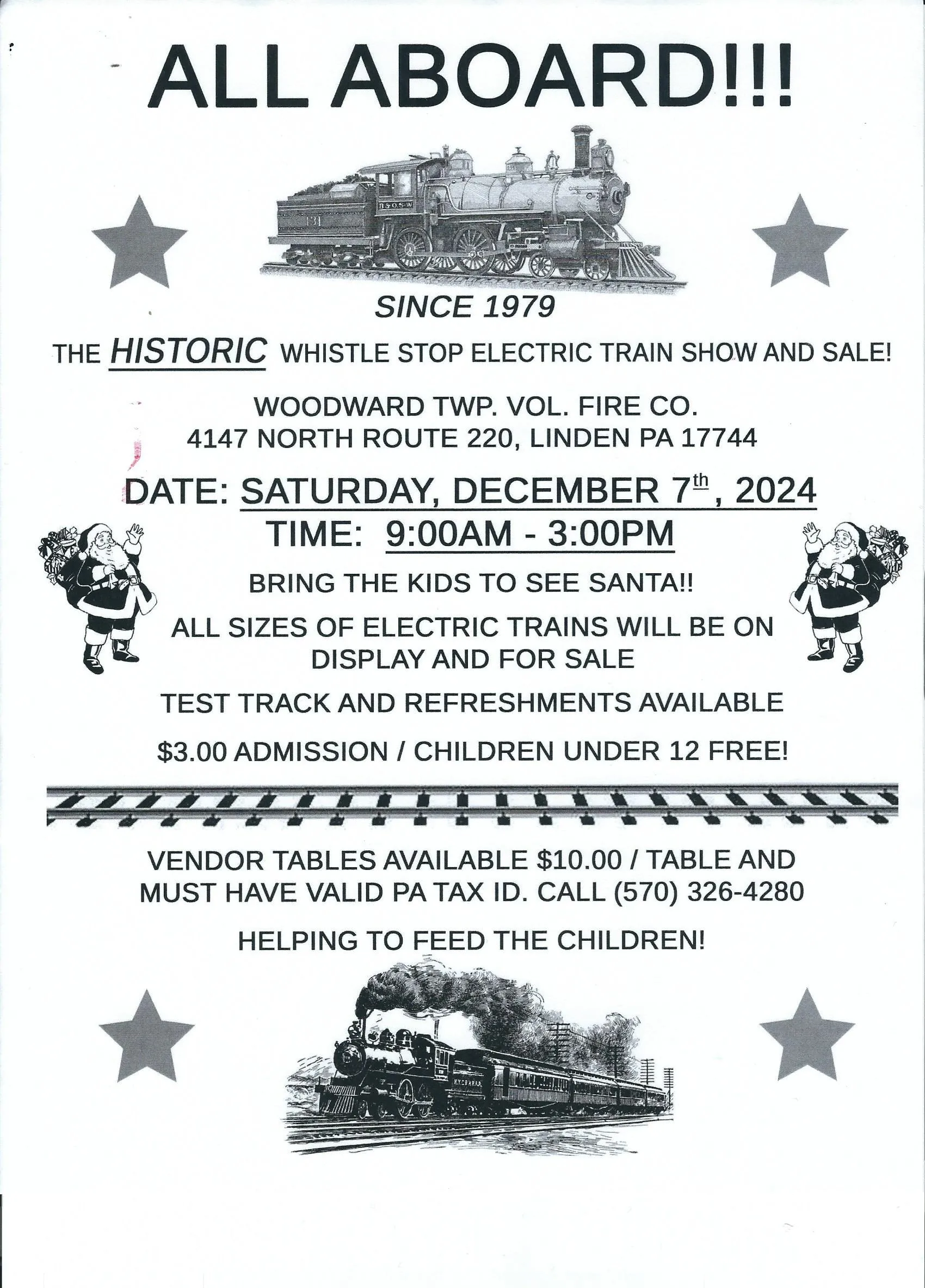 Whistle Stop Electric Train Show and Sale