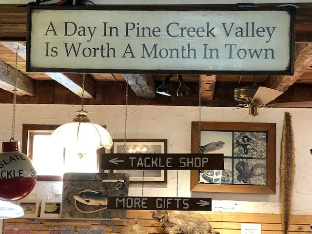 If you’re riding on the Pine Creek Rail Trail ...